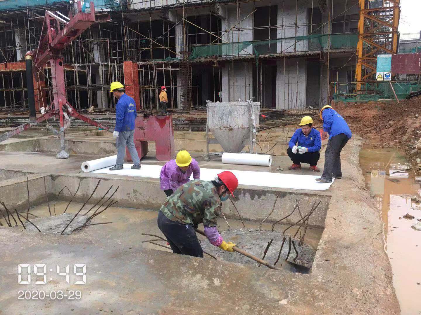 地下室底板防水工程—宾阳县中央城